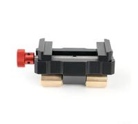 Zilimontt Meuleuse d'angle fixe à rouleau avec rail linéaire pour burins et couteaux de travail du bois, mini aiguiseur en alliage d'aluminium et acier inoxydable, laiton, compact