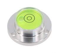 Zilimontt Mini bride de niveau à bulle horizontale avec tige en fibre de carbone pour balance électronique, 30 x 20 x 11 mm, niveau en métal pour outils de mesure et atelier (vert)