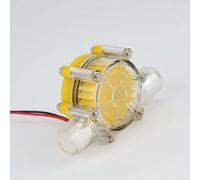 Zilimontt Mini débit d'eau hydraulique 12 V pour turbine de générateur hydraulique - Pression maximale 0,6 MPa, sortie 220 mA, compatible avec les systèmes solaires et hydroénergétiques,