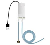 Zilimontt Mini eau alimentée par USB 4 L/min auto-amorçante faible consommation d'énergie pour aquariums hydroponiques et petites fontaines compatible avec les sources d'alimentation USB 5 V 2 A (3
