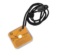 Zilimontt Miroir de signal multifonction pour la survie en extérieur - Miroir de sauvetage en acrylique haute réflectivité avec trou de visée précis, résistant aux chocs et aux chutes, 57 x 57 x 7 mm