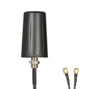 Zilimontt Mobile d'extérieur 5G 4G LTE avec gain élevé 5 dBi, boîtier robuste étanche IP67, connecteur mâle et pour câble RG174 de 3 m, véhicule à large bande omnidirectionnelle