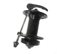 Zilimontt Moyeu de roue avant de vélo 36 trous 100 mm QR brochette roulement scellé fer frein à disque en acier compatible avec VTT vélo de route lisse et durable composant de cyclisme