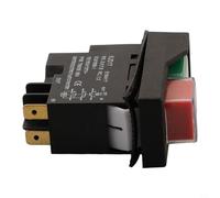 Zilimontt N603746 Interrupteur de rechange pour scie de table compatible avec DWE7485 DWE7491RS, bouton marche/arrêt pour scie de chantier, pièce en plastique noir