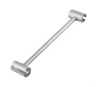 Zilimontt Outil de réparation de charnière de porte, clé de réglage à long manche en acier, pour l'entretien des charnières de drapeau, 14-18 mm, 23-25 mm, double extrémité (14 + 18 mm)