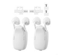Zilimontt Ouvre-appli intelligente 3 en 1 compatible avec contrôle Fo romain Tuya Rod en forme de U piste en forme de T 4000 mAh batterie rechargeable rideau (2 pièces)