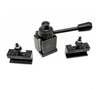 Zilimontt OXA Ensemble de poteaux à outils de type cale, ensemble de poteaux d'outils d'usinage de tour, tête de tour à changement rapide, mini porte-outils en acier