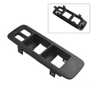 Zilimontt Paire de caches d'interrupteur en verre pour Qashqai J10 2008-2015 compatible avec 80960-2DX0A 80961-2DX0A ABS noir panneau de commande électrique de remplacement direct