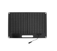 Zilimontt Panneau solaire monocristallin 80 W 20 V portable IP65 étanche avec revêtement époxy pour la maison, les camping-cars et les caravanes