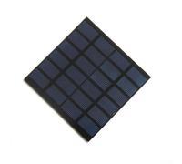 Zilimontt Panneau solaire polycristallin portable 0,5 W 6 V avec charge rapide pour une utilisation en extérieur, camping, randonnée et voyages, compatible avec les petits appareils, lampes solaires
