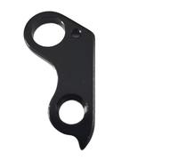 Zilimontt Patte de dérailleur arrière pour rosace pour cadre de vélo - pour crochet de dérailleur en alliage d'aluminium usiné CNC, 53 x 27,5 x 8 mm, noir, compatible avec les vélos de route et de