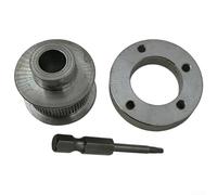 Zilimontt Pièces de conversion de ponceuse à bande pour scie à tronçonner 12 V 2522-20, ensemble d'accessoires métalliques de 1,27 cm x 45,7 cm pour convertir l'outil en ponceuse à bande sans fil ou