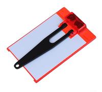 Zilimontt Plaque cible magnétique avec support pour lasers à lignes vertes et rouges, 11,5 cm x 7,4 cm, design rectangulaire pour intérieur et extérieur (rouge)