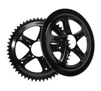 Zilimontt Plateau de rechange pour moteur central BBS01 BBS02 HD, pignon en acier 44T, 46T, 48T, durable, léger et résistant à la rouille pour électrique (48T)