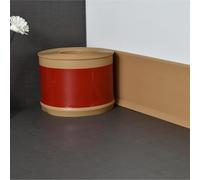 Zilimontt Plinthe en PVC souple imperméable pour rénovation de la maison, 3 m x 10 cm, marron foncé/jaune/gris (jaune)