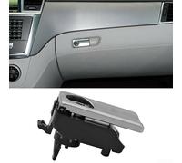 Zilimontt Poignée de commutateur de couvercle de boîte à gants pour - ML, GL, GLE Class W166, matériau ABS + PC, couleur beige ou grise (noir)