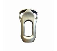 Zilimontt Poignée de moulinet de pêche en carbone compatible avec les moulinets Daiwa Baitcasting, tige de 27 mm, pilules légères en carbone de 10 g pour goutte d'eau (argent)