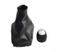 Zilimontt Pommeau de levier de vitesse et soufflet 5/6 vitesses avec soufflet pour Saab 9-3 93 2003-2012, accessoire d'intérieur de voiture, expérience de changement de vitesse améliorée (5 vitesses +