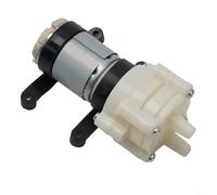 Zilimontt Pompe à diaphragme CC pour aquarium Moteur R385 6-12 V Pompe à air à faible bruit avec débit de 2 L/min, pour tête de 3 m et 2 m de levage d'aspiration pour aquarium, cuisinière à thé, petit