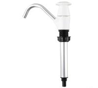 Zilimontt Pompe à eau manuelle de rechange pour robinet d'évier de camping et remorque avec design auto-amorçant, construction en alliage d'aluminium et longueur d'étirement de 410 mm (blanc)