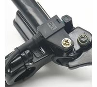 Zilimontt Pompe hydraulique à levier de frein pour vélo électrique, moto, scooter et VTT, poignée en alliage d'aluminium pour côté gauche ou droit, diamètre de perche de 22 mm, (8 mm gauche)