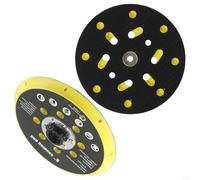 Zilimontt Ponceuse 17 trous 15,2 cm Support Ro1 pour ponceuses orbitales Et2 Jaune Bo6040 Es150 Pad ETS 150 Noir Bo6030 Support de disque abrasif en plastique 150 mm 12 000 tr/min