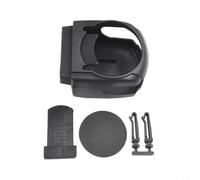 Zilimontt Porte-gobelet pour grille d'aération de voiture, pour boissons, bouteilles d'eau et canettes - Plastique ABS, noir, 8,5 x 9,5 x 5,5 cm - S'adapte à tous les véhicules - Prise en main sûre