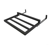 Zilimontt Porte-serviettes en acier au carbone à suspendre pour radiateur chauffant - 40 x 25 cm - Gain de place - Sans perçage nécessaire - Résistant à la rouille - Noir, gris, doré (gris)
