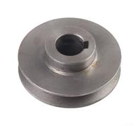 Zilimontt Poulie à courroie industrielle en V pour roue d'entraînement d'arbre principal, poulie de moteur en fonte à rainure unique de type A pour outils électriques, compresseur d'air et équipement