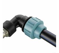 Zilimontt Pour col de cygne IBC avec robinet en laiton de 1,9 cm, adaptateur de stockage d'eau en polyéthylène S60 x 6 filetage grossier pour réservoir d'eau de pluie et raccord de tuyau d'arrosage