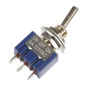 Zilimontt Pour interrupteur à bascule MTS-103 SPDT ON-OFF-ON 3 positions 6 mm trou de montage 12 V/110 V/220 V 250 V/3 A 125 V/6 A pour équipement électrique industriel