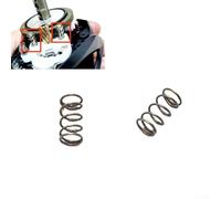 Zilimontt Pour Kastking Baitcasting - Ressort de siège de vitesse pour Kestrel For Elite, Valiant For Eagle II - Ressort de rechange en métal, lot de 4 ou 2, argenté (2 pièces)