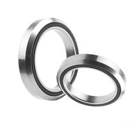 Zilimontt Pour roulements de casque de vélo en acier MH-P22 34,1 x 46,9 x 7 mm 45° x 45° et MH-P08H8 30,5 x 41,8 x 8 mm 45° x 45° Kit de remplacement supérieur et inférieur compatible avec Focus Cayo