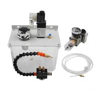 Zilimontt Pulvérisateur de lubrification 3L pour machines-outils CNC, construction entièrement scellée en PVC et métal avec base magnétique, électrovanne (24 V)