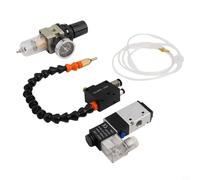 Zilimontt Pulvérisateur de refroidissement pour machine-outil 3L, pour système de lubrification à brume CNC avec électrovanne, pompe de refroidissement réglable, pulvérisateur de brume d'huile pour