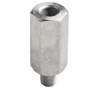 Zilimontt Raccord en T pour capteur de pression d'huile, entrée BSPT 0,3 cm et femelle, 0,3 cm pour sortie NPT pour ligne d'alimentation en huile turbo et manomètre d'huile de rechange, acier