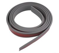 Zilimontt Rampe de seuil de porte de garage en caoutchouc de 3 m avec antidérapant, inclinaison douce pour fauteuils roulants, scooters et poussettes, pour une installation facile, (gris)