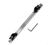 Zilimontt Raquette de badminton - Outil de filetage manuel en alliage d'aluminium pour cordage fait main, support de fixation de 31 cm avec curseur réglable et vis de serrage,