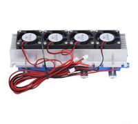 Zilimontt Réfrigérateur thermoélectrique Peltier, réfrigérateur thermoélectrique Peltier, dispositif de refroidissement à eau 12 V 288 W