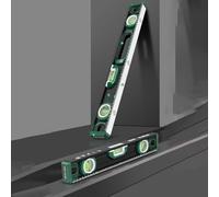 Zilimontt Règle de niveau magnétique avec construction en fonte d'aluminium pour des mesures verticales et horizontales précises, avec capacité d'angle de 45° (500 mm)