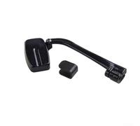 Zilimontt Rétroviseur réglable à 360° pour lunettes ou casque, construction légère en ABS, noir, améliorant la sécurité en offrant une vue arrière claire tout en