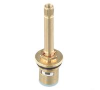 Zilimontt Robinet de rechange en laiton à long manche pour douche de salle de bain, construction en cuivre avec options de longueur de 76 mm/82 mm, filetage de 5,1 cm compatible avec Hot (76 mm)