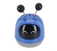 Zilimontt Robot animé secouant pour tableau de bord de voiture - Accessoire de console centrale en PVC pour pièces de performance automobile, 9 x 6 x 6 cm - Couleurs rouge/bleu/gris (bleu)