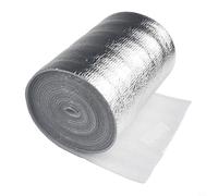 Zilimontt Rouleau de film d'isolation réfléchissant en aluminium pour radiateur - 5 m x 0,2 m x 3 mm d'épaisseur - Barrière thermique en coton perlé pour rétention de la chaleur - Économie d'énergie