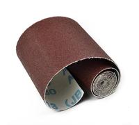 Zilimontt Rouleau de toile émeri abrasive pour le travail du bois, le meulage du métal et le polissage - Grain 80-600 - 1 m x 100 mm - Papier abrasif flexible et résistant aux déchirures - Grain 80