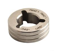 Zilimontt Rouleaux d'entraînement de soudeur MIG Moletés à rainure en V Rouleaux d'alimentation en fil d'acier 0,023/0,030/0,035/0,045/1/16" Compatible avec Miller Wire Feeder et Clarke SIP (#4)