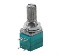 Zilimontt RV097NS Ensemble de potentiomètres d'étanchéité à 5 broches, arbre moleté, résistances linéaires variables B1K/5K/10K/20K/50K/100K/500K, composants de contrôle du volume audio pour appareils