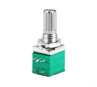 Zilimontt RV097NS Ensemble de potentiomètres d'étanchéité à 5 broches, arbre moleté, résistances linéaires variables B1K/5K/10K/20K/50K/100K/500K, composants de contrôle du volume audio pour appareils