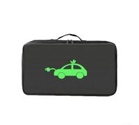 Zilimontt Sac de rangement pour câble de chargement de voiture pour chargeur de véhicule électrique - Organiseur portable en tissu Oxford imperméable avec poignée, 46 x 12 x 27 cm, convient aux câbles