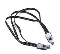 Zilimontt Sangle de bagage élastique pour porte-bagages - Corde d'arrimage en caoutchouc avec crochet, résistante à l'usure, installation rapide, s'adapte à la plupart des vélos et motos